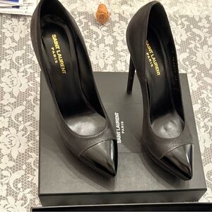 Yves Saint Laurent JANIS LEATHER HEELS